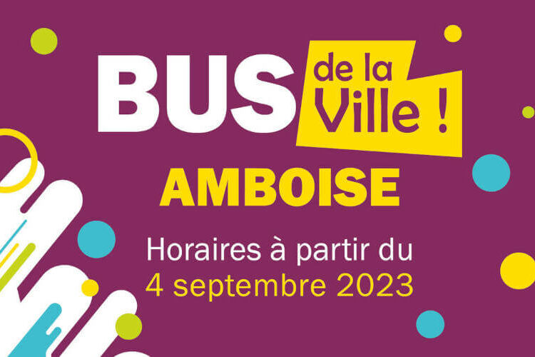 Service des bus, ville d'Amboise