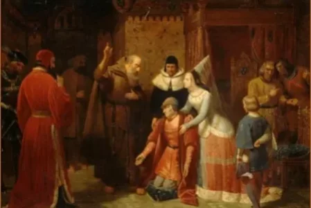 Saint François de Paule et Louis XI